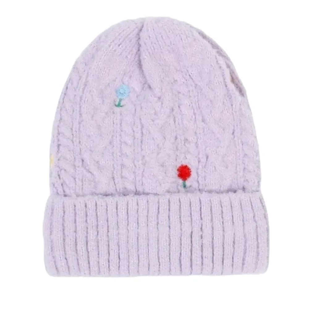 Flower Embroidered Beanie  - Picture 5 of 5